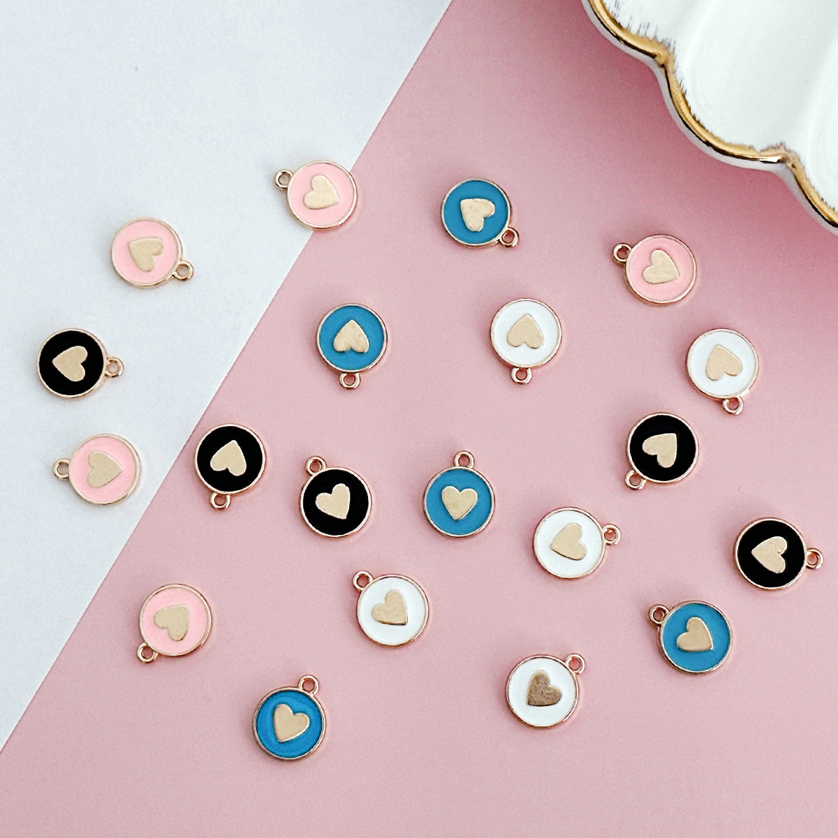 Wrapables Nature Charms for Jewelry Making Enamel Pendants