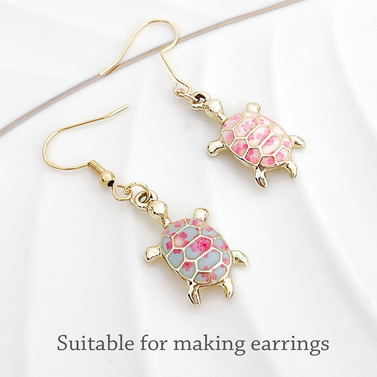 Wrapables Nature Charms for Jewelry Making Enamel Pendants
