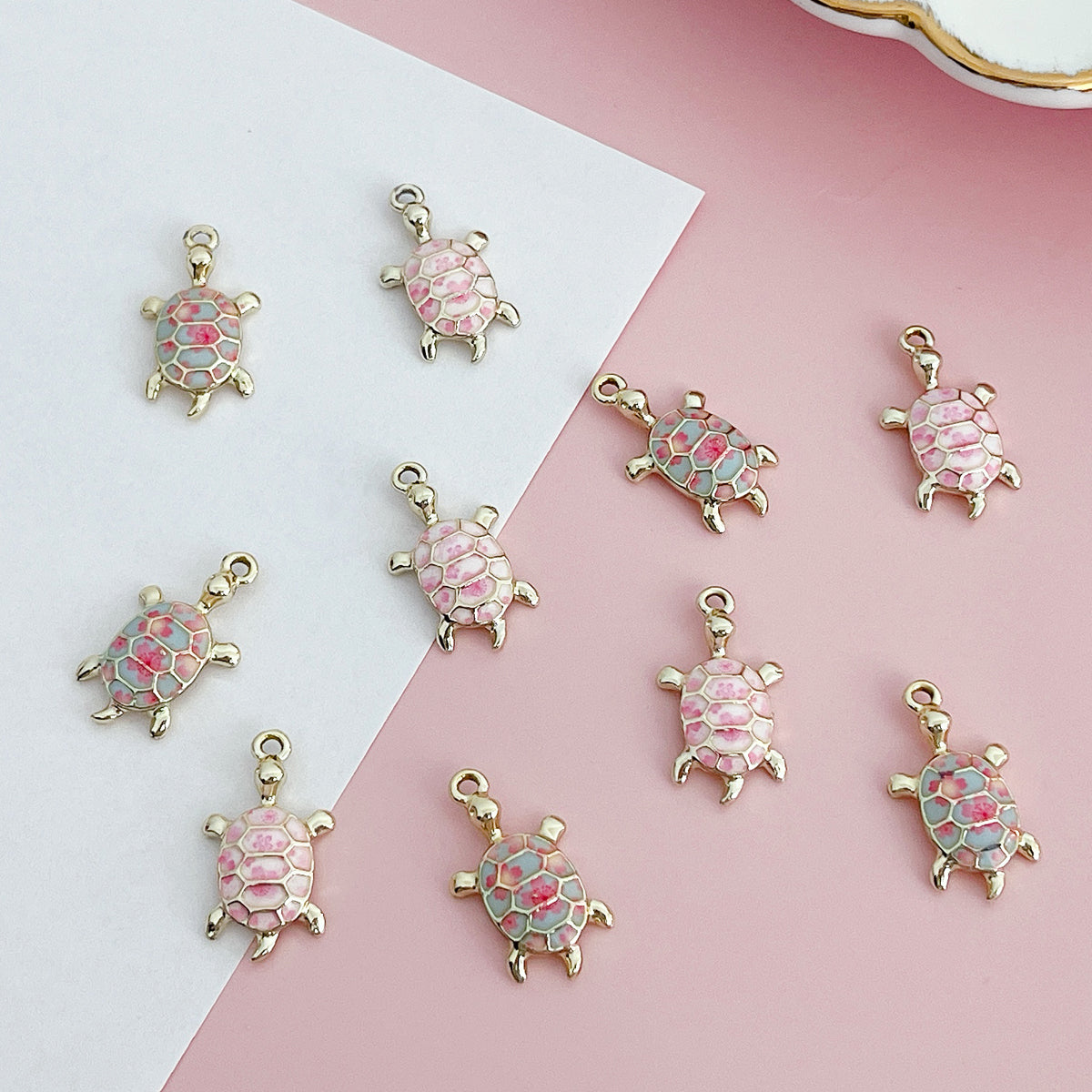 Wrapables Nature Charms for Jewelry Making Enamel Pendants