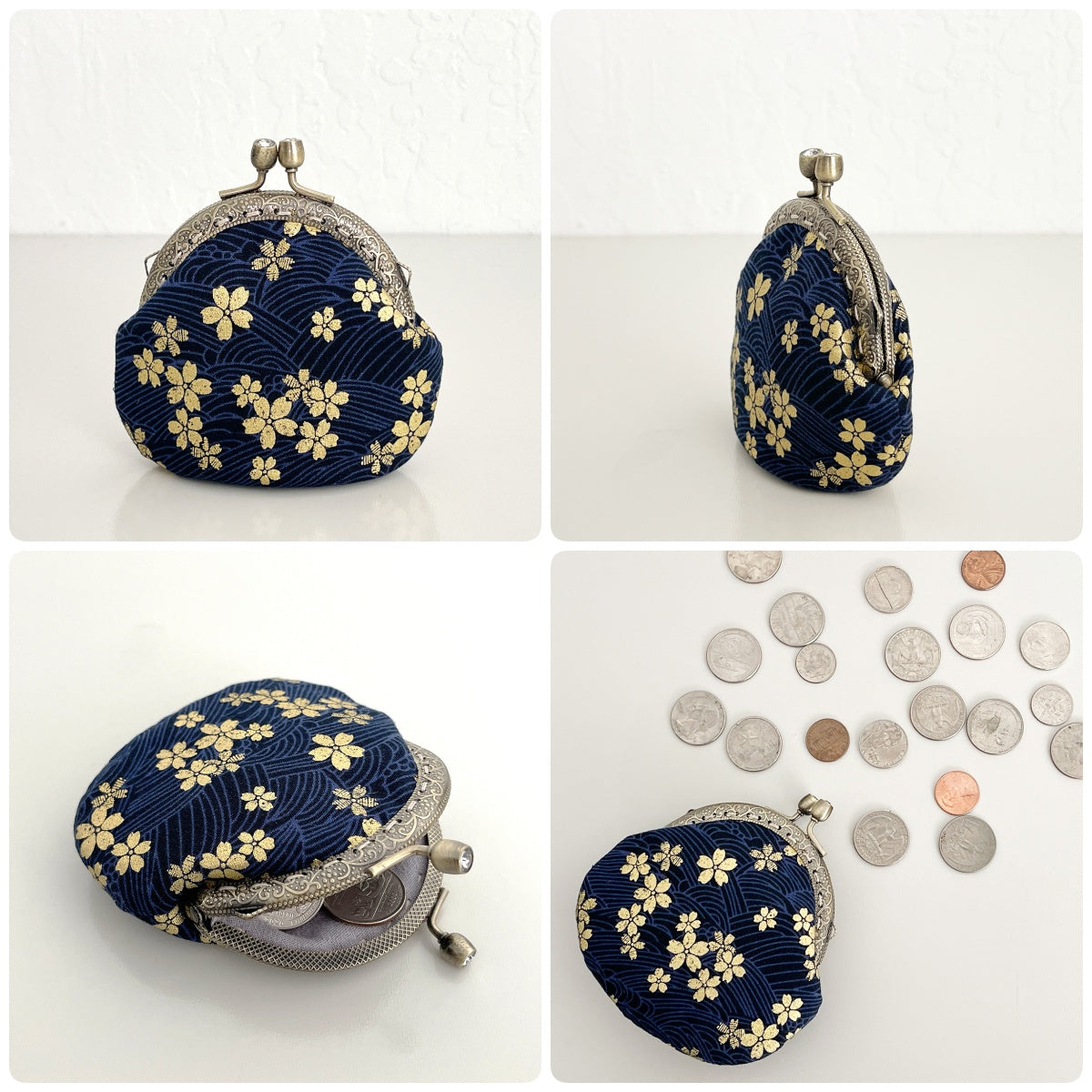 Wrapables Stylish Decorative Coin Purse, Clasp Wallet