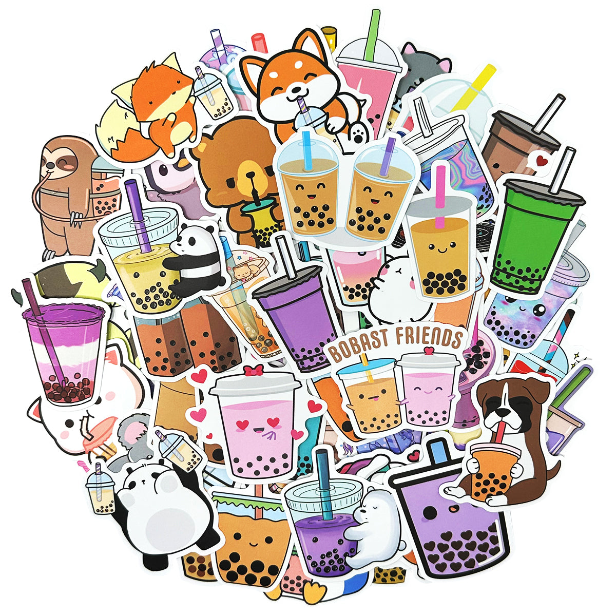 Wrapables Waterproof Vinyl Stickers for Water Bottles, Laptop, Phones, Skateboards, Decals for Teens