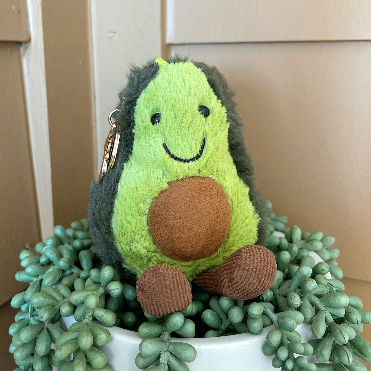 Wrapables Cute Plush Keychain Keyring Pendant Charm for Bag