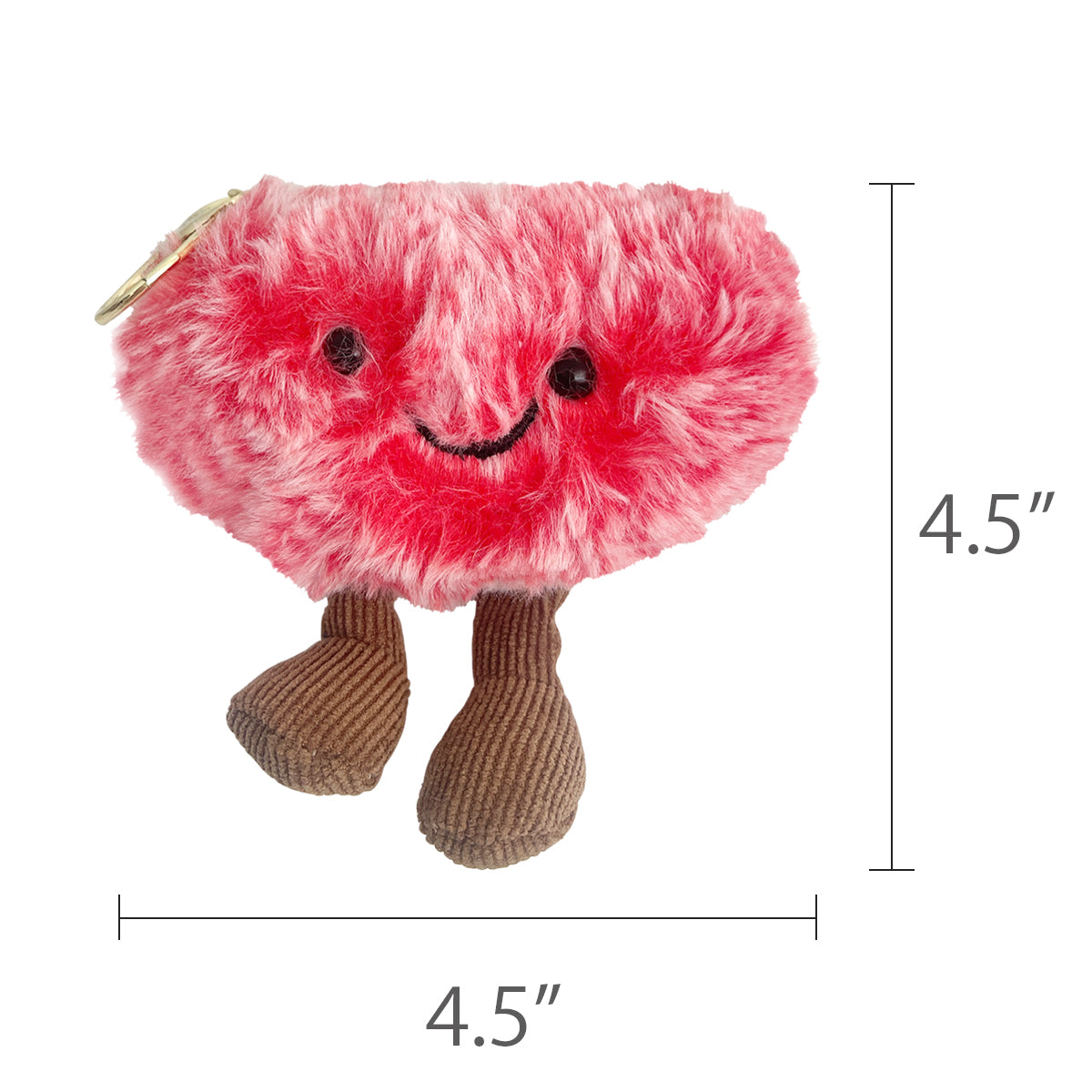Wrapables Cute Plush Keychain Keyring Pendant Charm for Bag