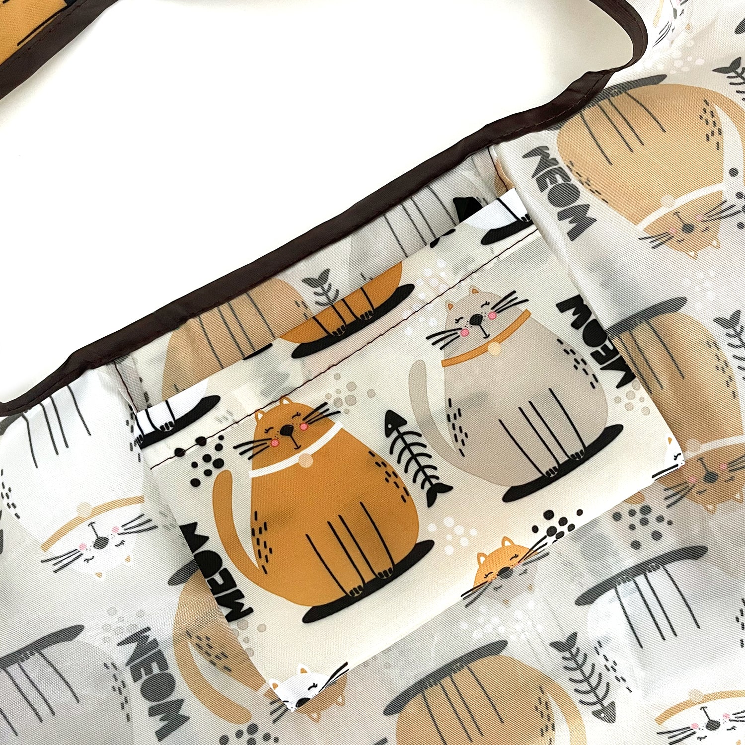 Wrapables Large & Small Foldable Tote Nylon Reusable Grocery Bags, Set of 2