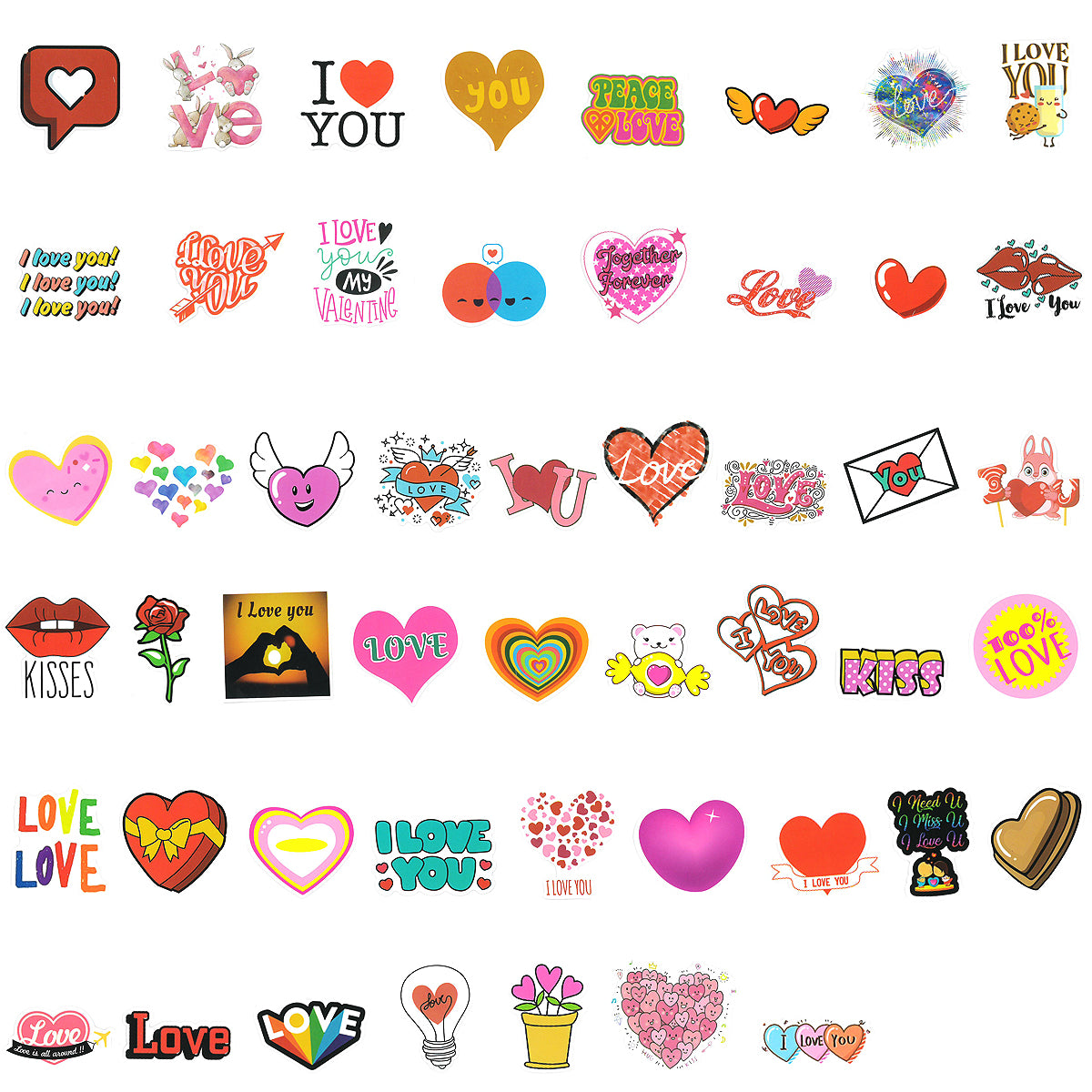 Wrapables Waterproof Vinyl Stickers for Water Bottles, Laptop, Phones, Skateboards, Decals for Teens