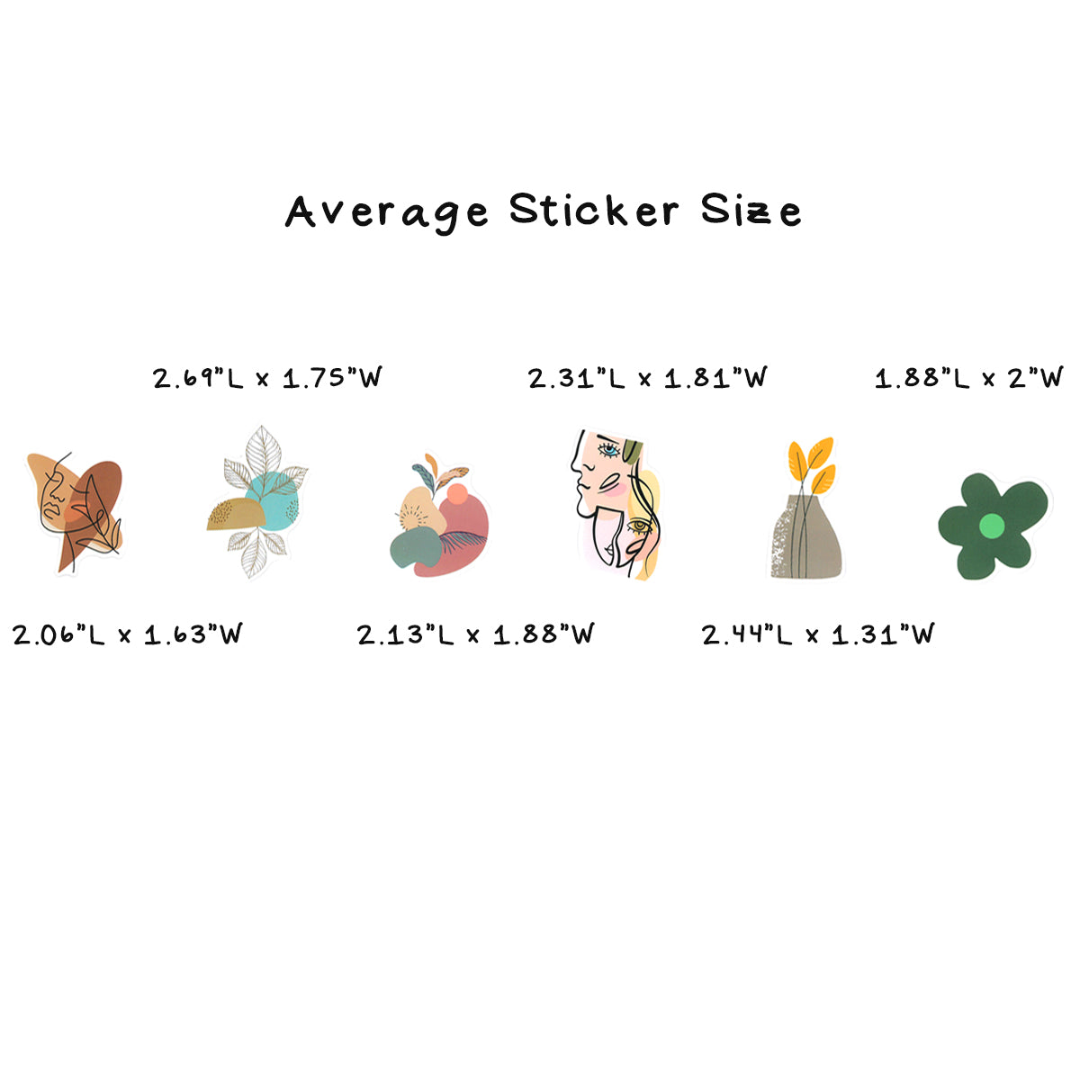 Wrapables Waterproof Vinyl Stickers for Water Bottles, Laptop, Phones, Skateboards, Decals for Teens