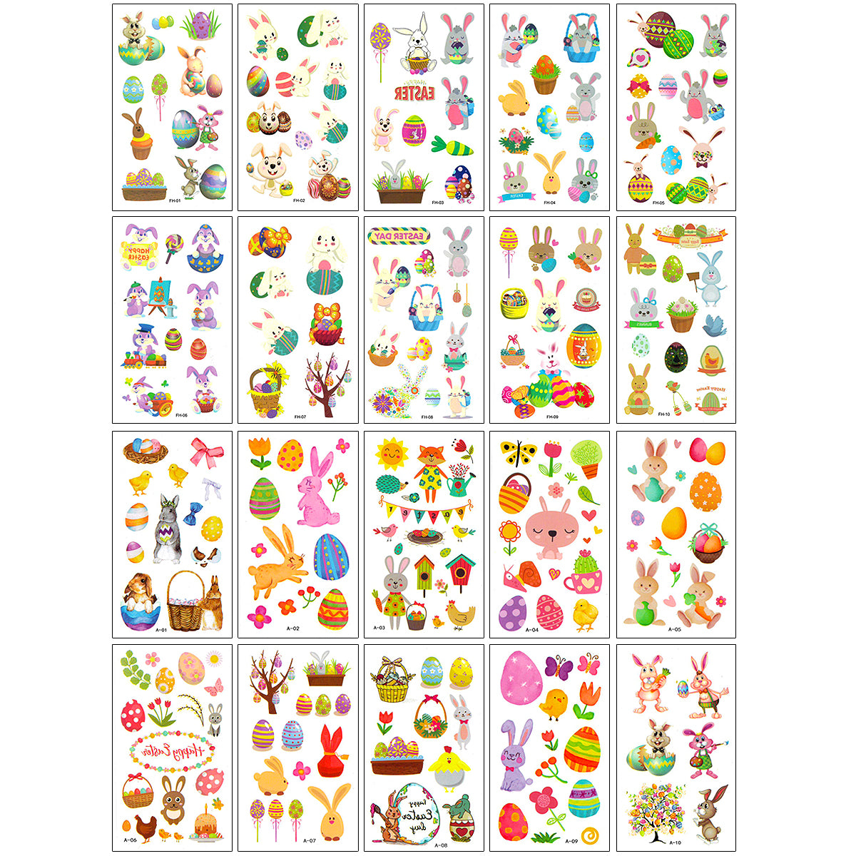 Wrapables Waterproof Temporary Tattoos for Children