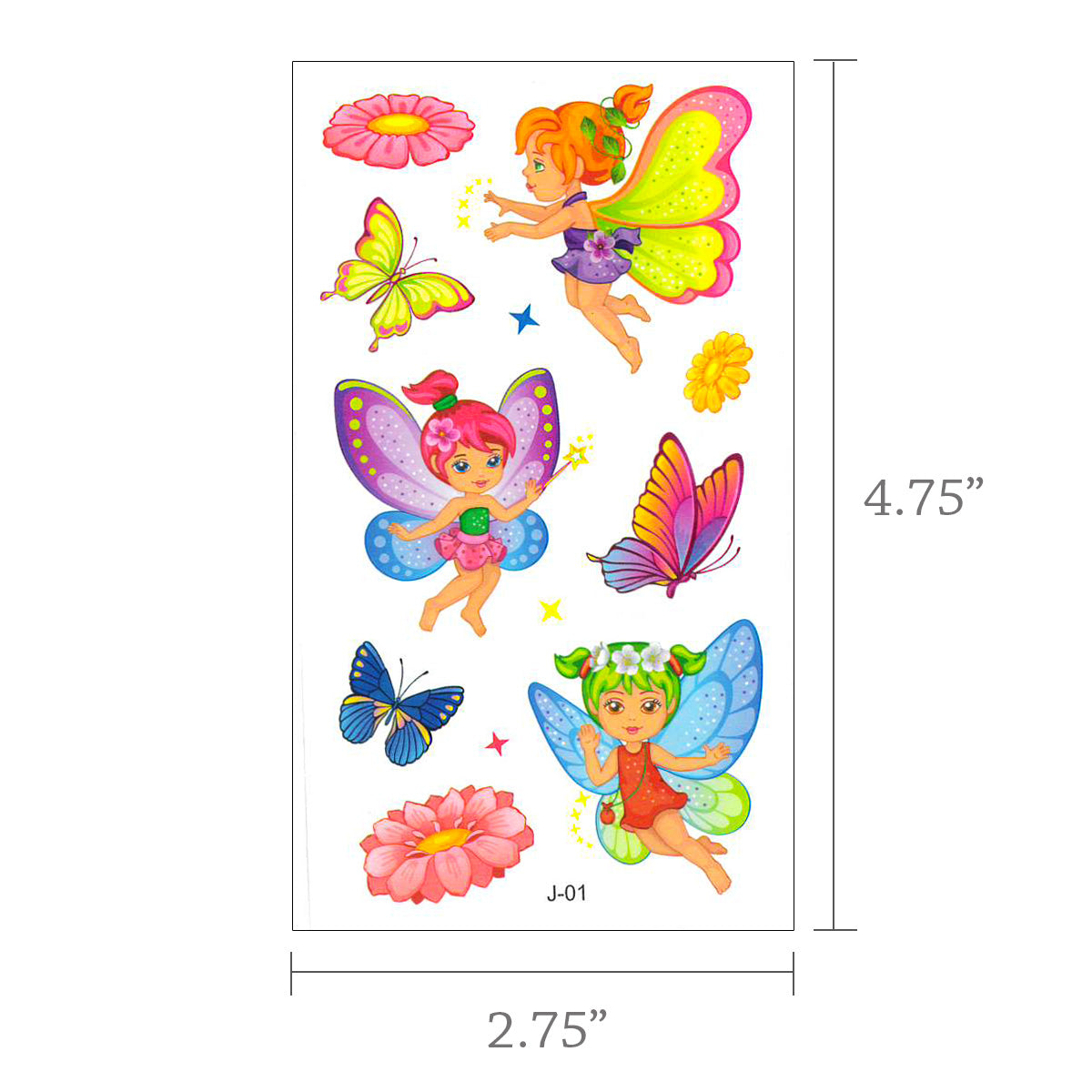 Wrapables Waterproof Temporary Tattoos for Children