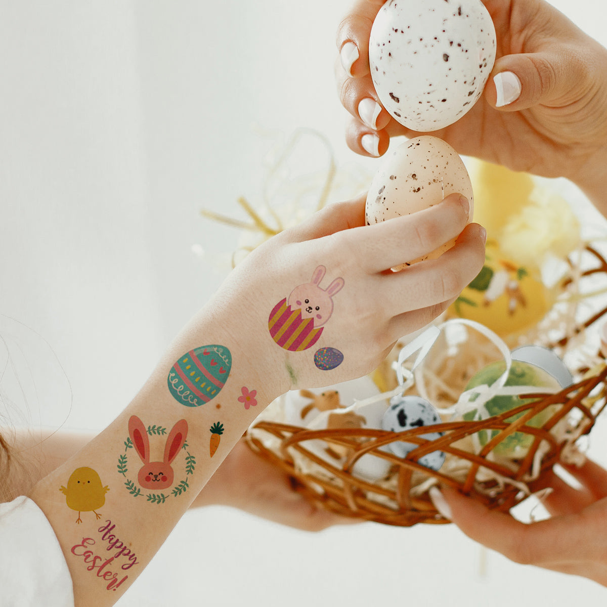 Wrapables Waterproof Temporary Tattoos for Children