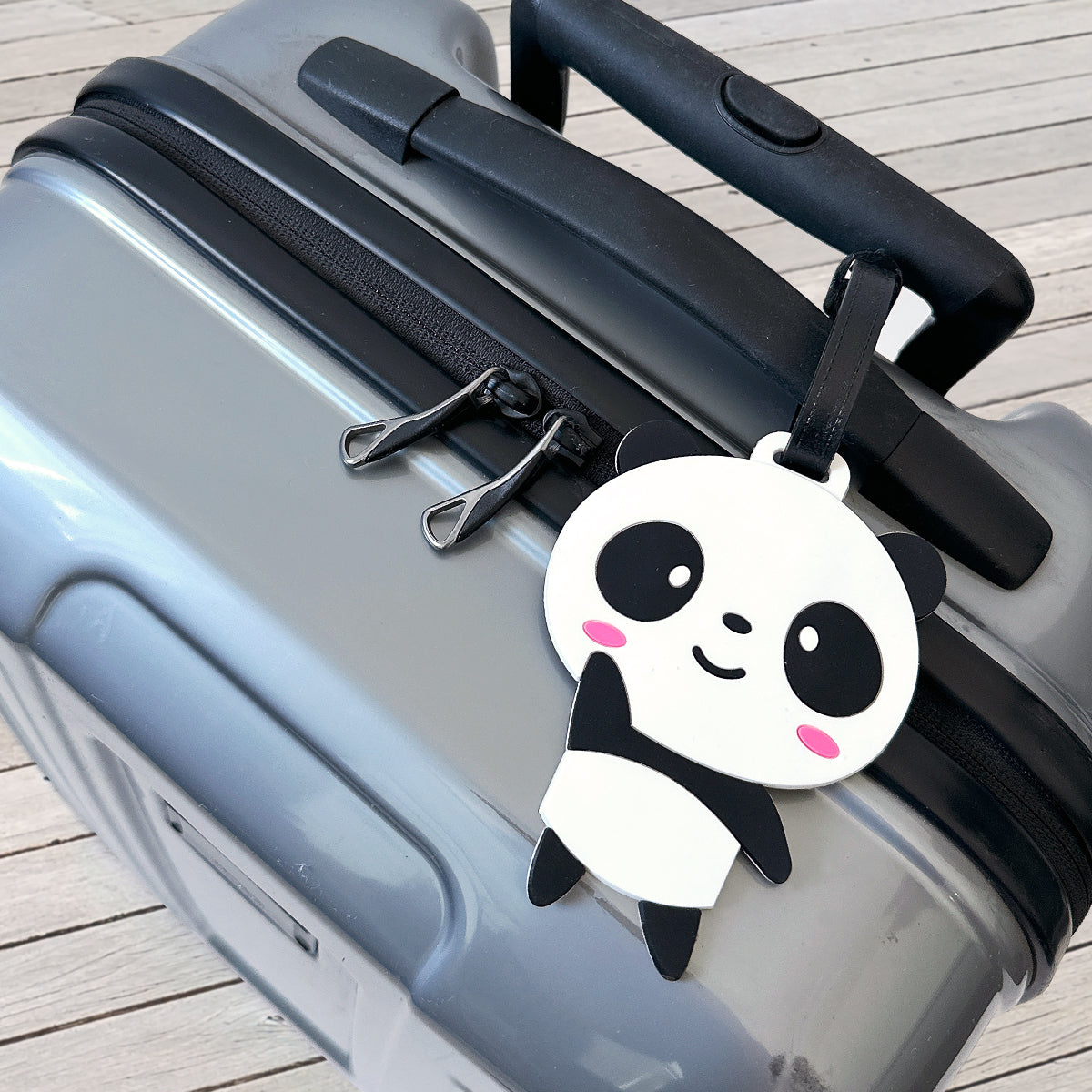 Wrapables Silicone Animal Luggage Tag with ID Card (Set of 3)