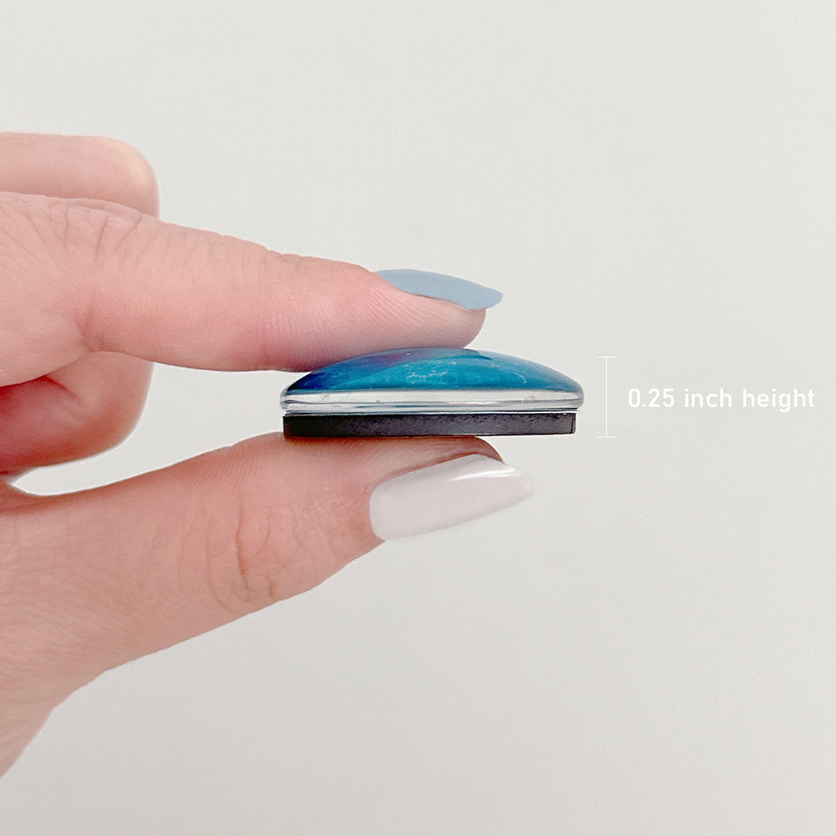 Wrapables Crystal Glass Magnets, Refrigerator Magnets for Office Whiteboards, Cabinets, Lockers (Set of 12)