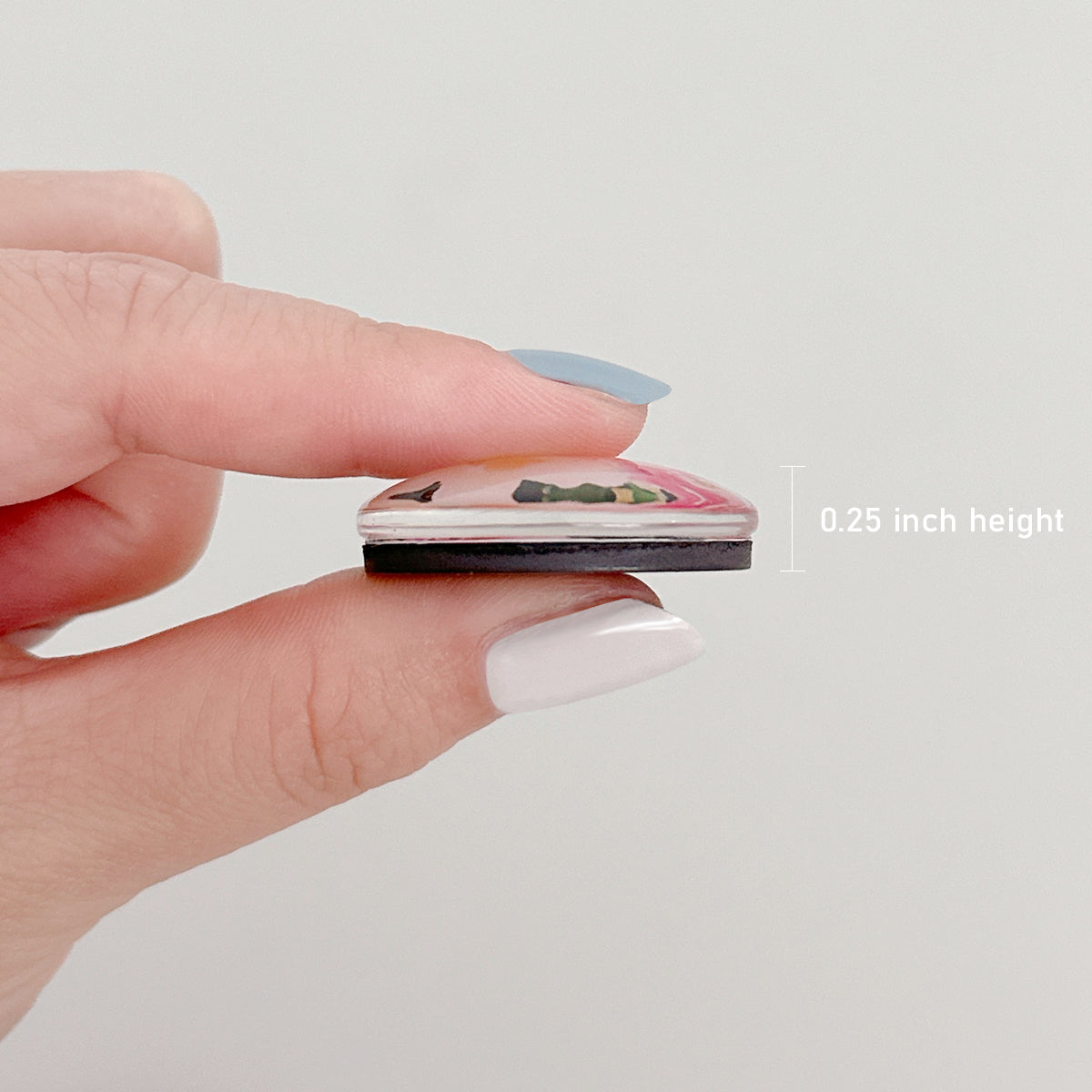 Wrapables Crystal Glass Magnets, Refrigerator Magnets for Office Whiteboards, Cabinets, Lockers (Set of 12)