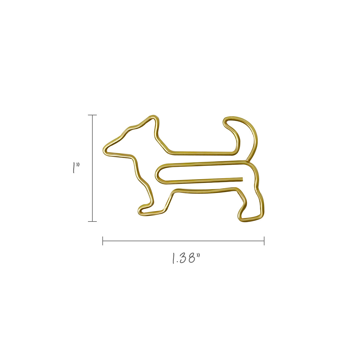 Wrapables Paper Clips Bookmarks for Office Home School (Set of 50)
