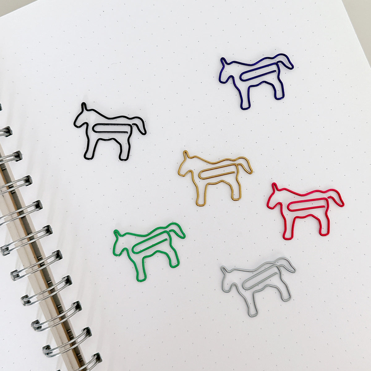 Wrapables Paper Clips Bookmarks for Office Home School (Set of 50)