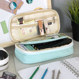 Wrapables Large Capacity Pencil Case, Expandable Pencil Pouch for Stationery Tools