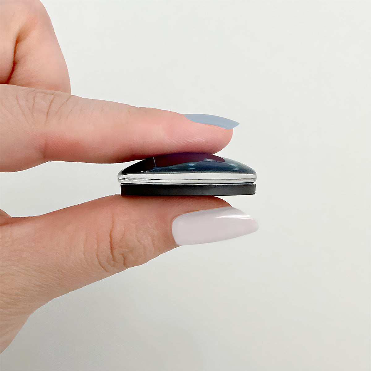 Wrapables Crystal Glass Magnets, Refrigerator Magnets for Office Whiteboards, Cabinets, Lockers (Set of 12)