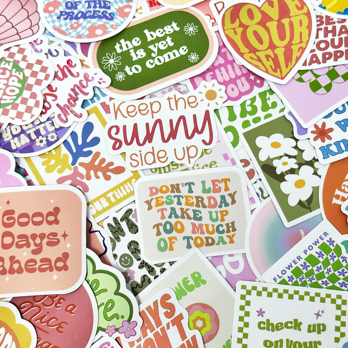 Wrapables Waterproof Vinyl Stickers for Water Bottles, Laptop, Phones, Skateboards, Decals for Teens