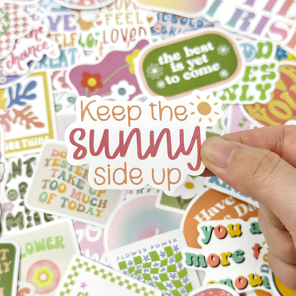 Wrapables Waterproof Vinyl Stickers for Water Bottles, Laptop, Phones, Skateboards, Decals for Teens