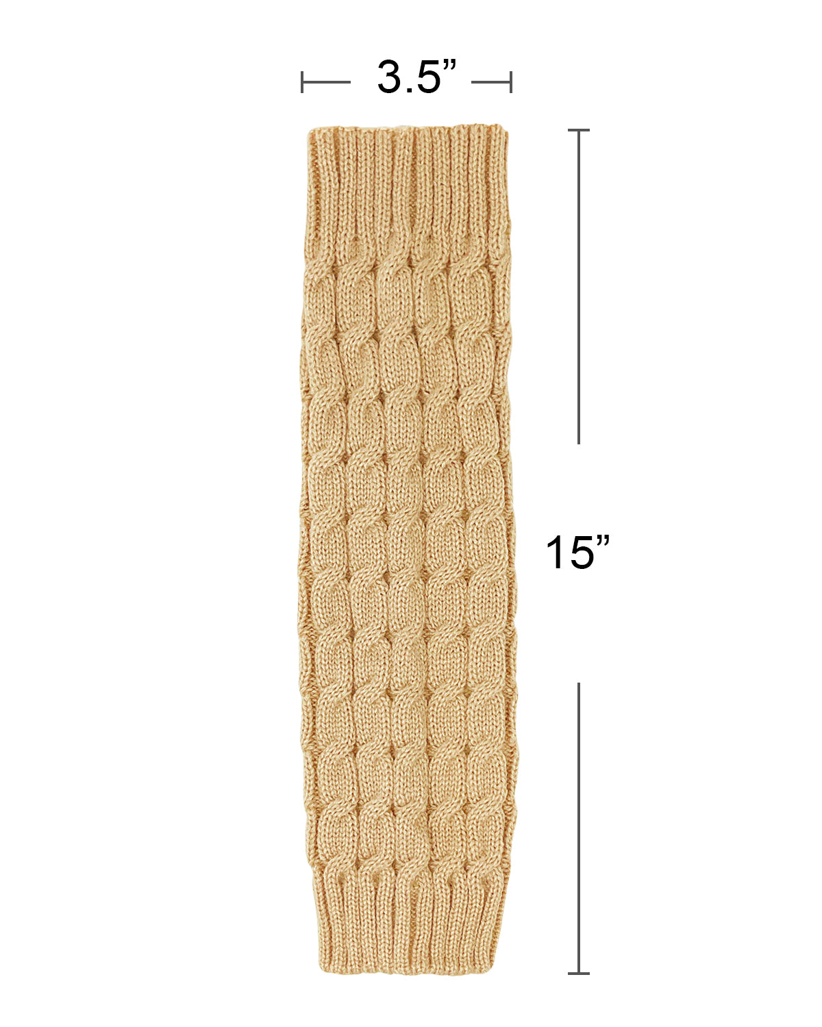 Wrapables Women's Cable Knit Leg Warmers