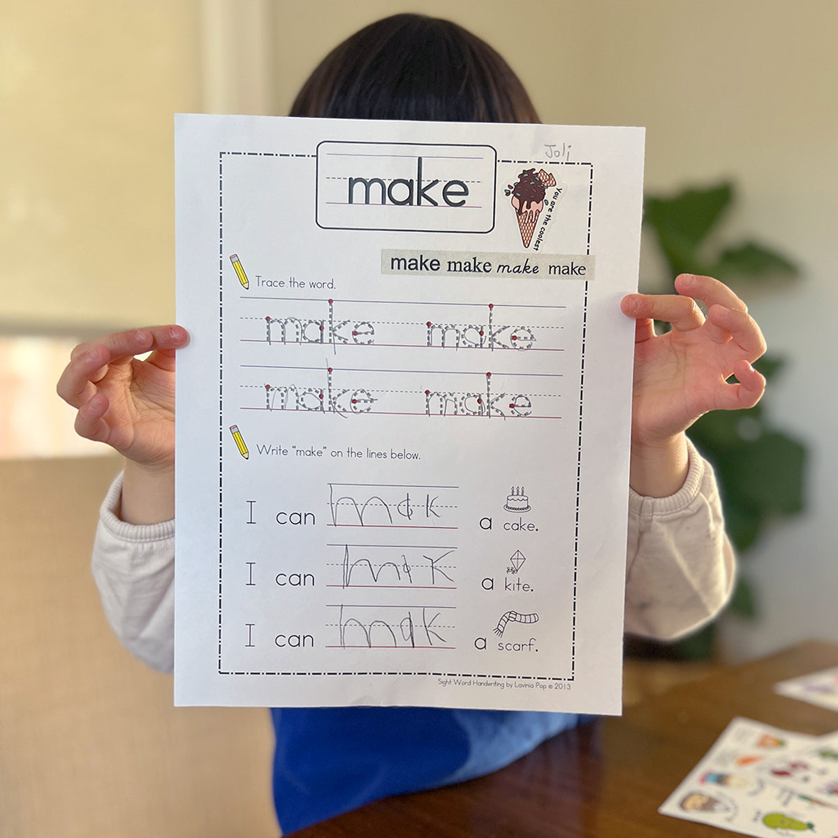Wrapables Motivational Reward Vinyl Stickers for Teachers, Students, Classrooms 8 sheets (160pcs), Food & Animals