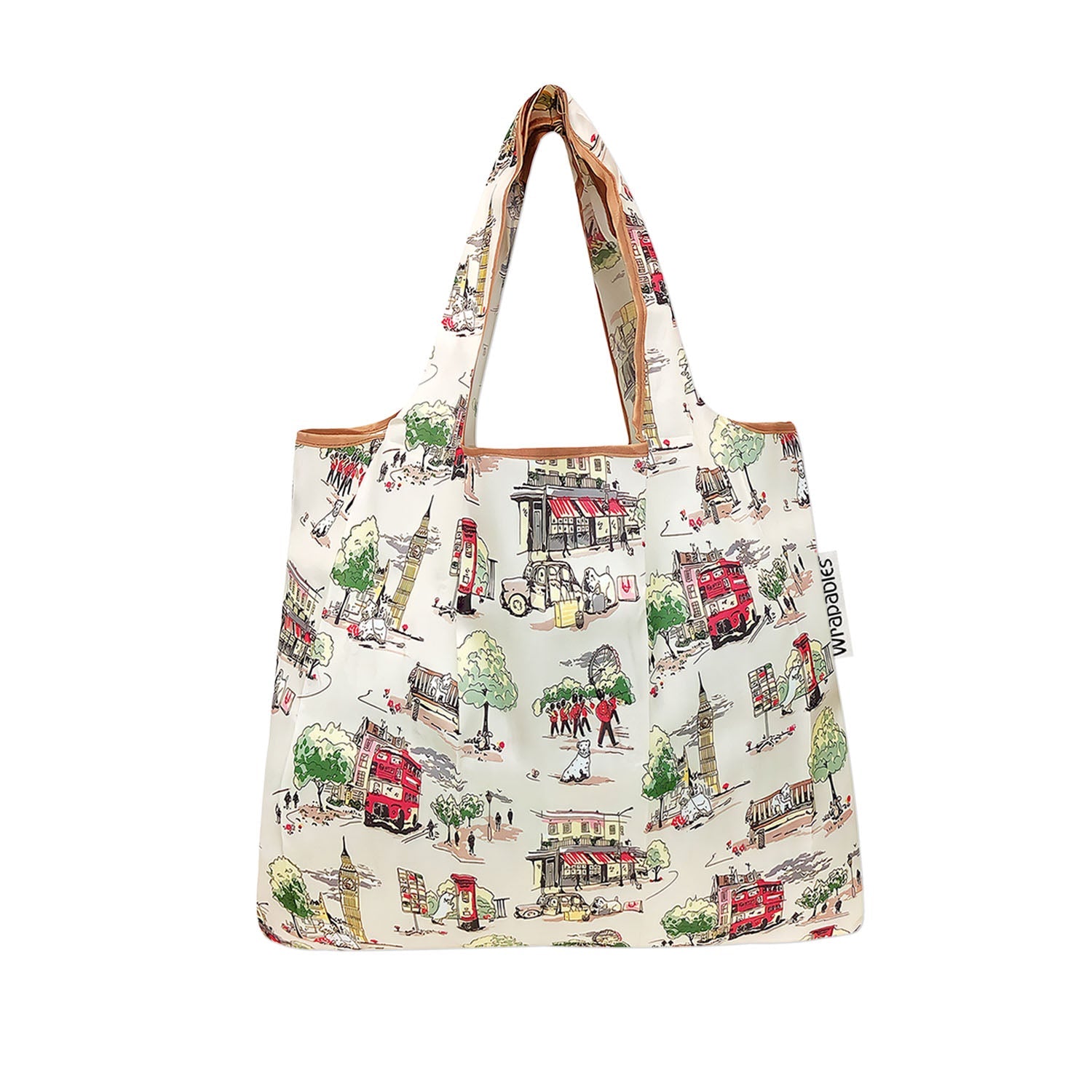 Wrapables Foldable Tote Nylon Reusable Grocery Bag (Set of 2)