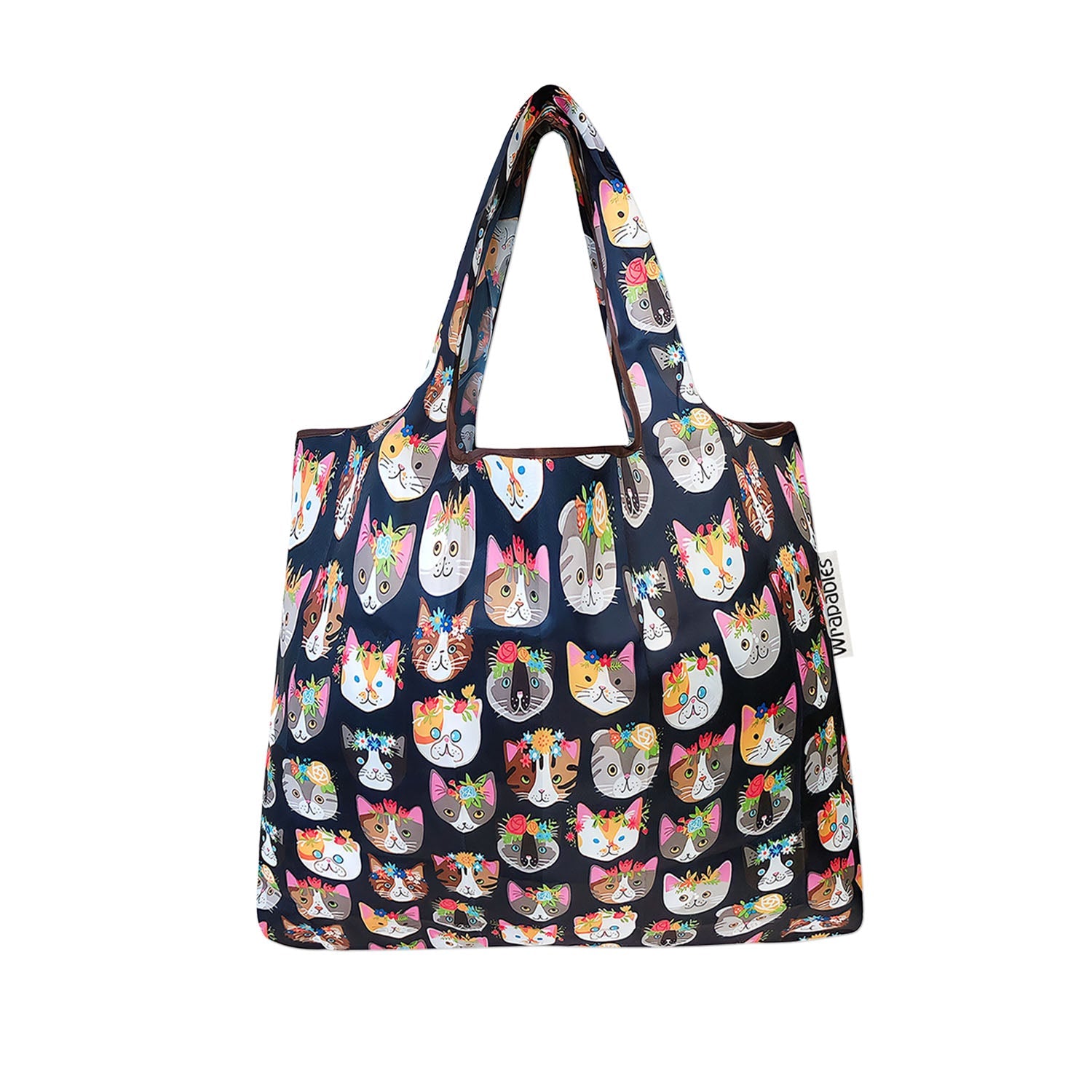 Wrapables Foldable Tote Nylon Reusable Grocery Bag (Set of 2)