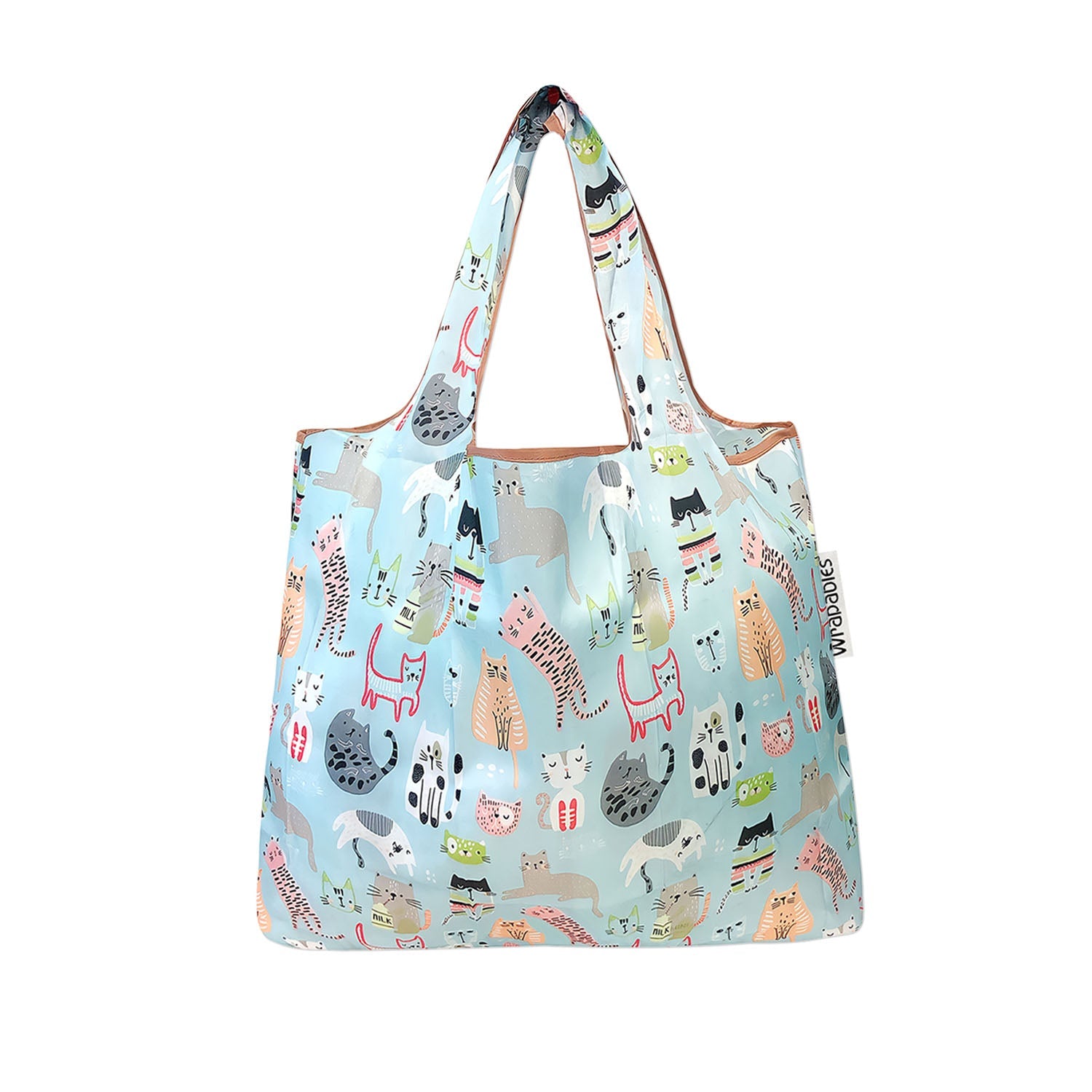 Wrapables Foldable Tote Nylon Reusable Grocery Bag (Set of 2)