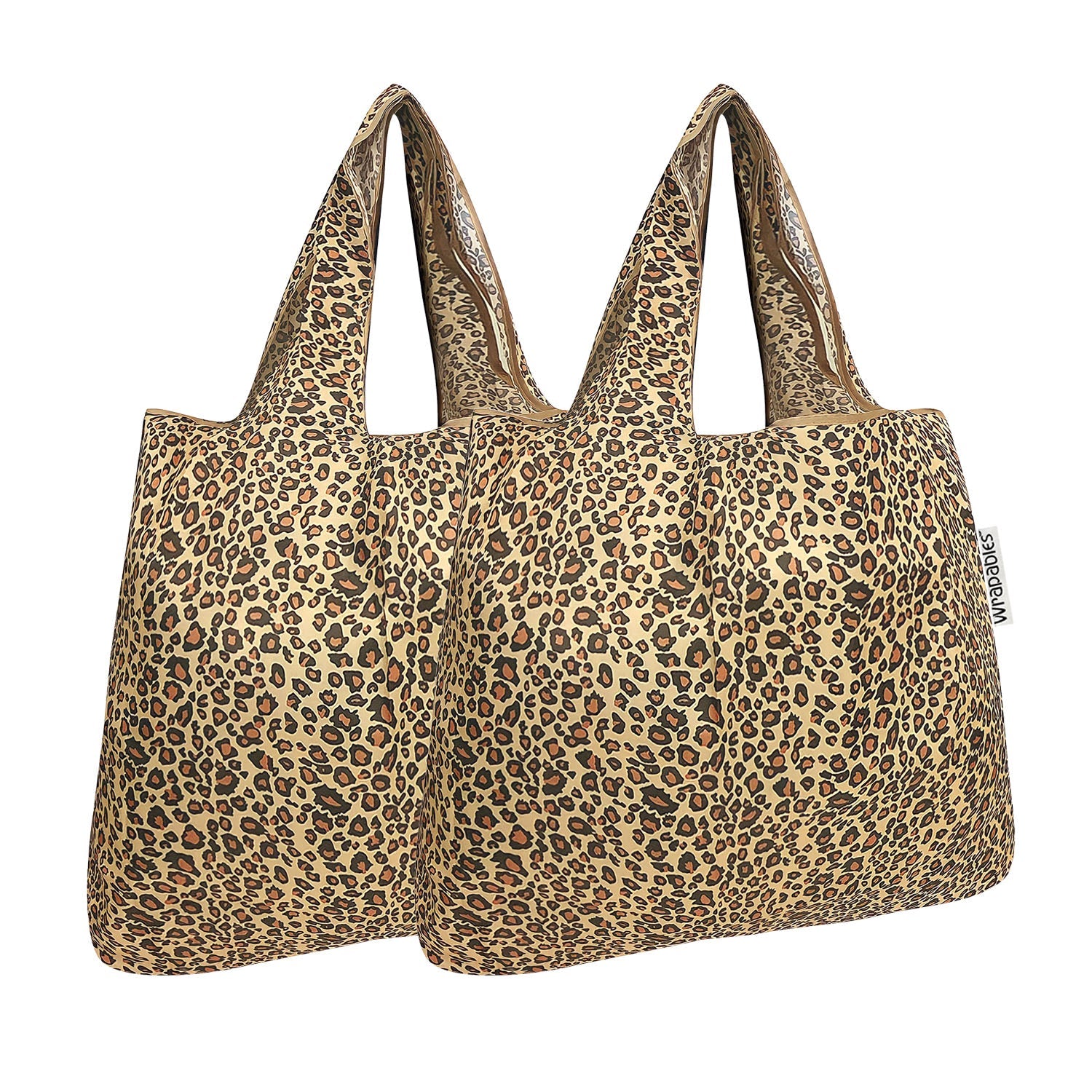 Wrapables Foldable Tote Nylon Reusable Grocery Bag (Set of 2)