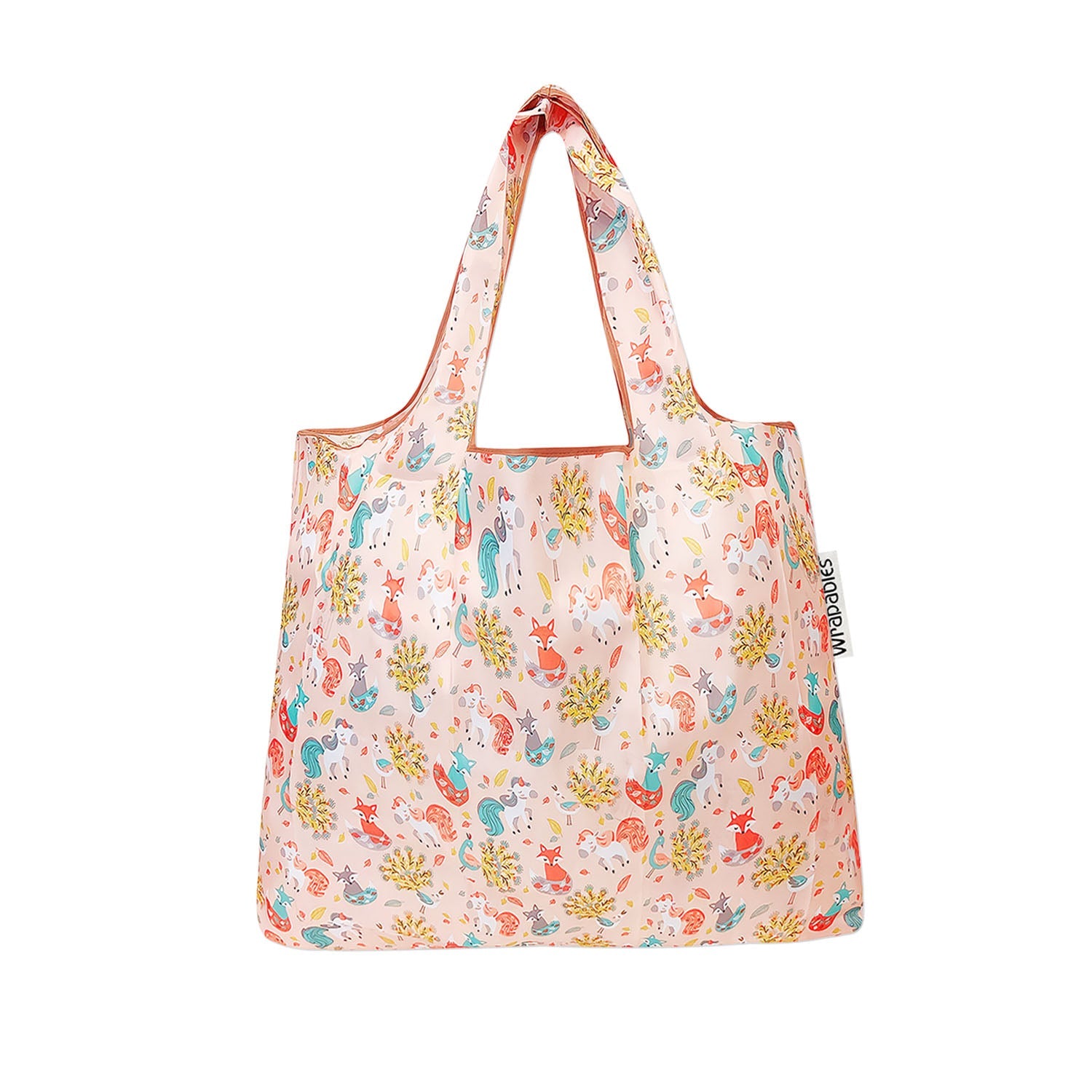 Wrapables Foldable Tote Nylon Reusable Grocery Bag (Set of 2)