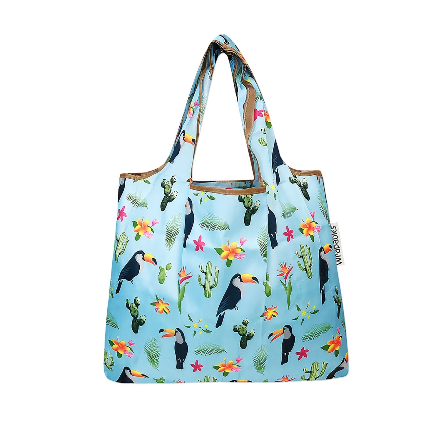 Wrapables Foldable Tote Nylon Reusable Grocery Bag (Set of 2)