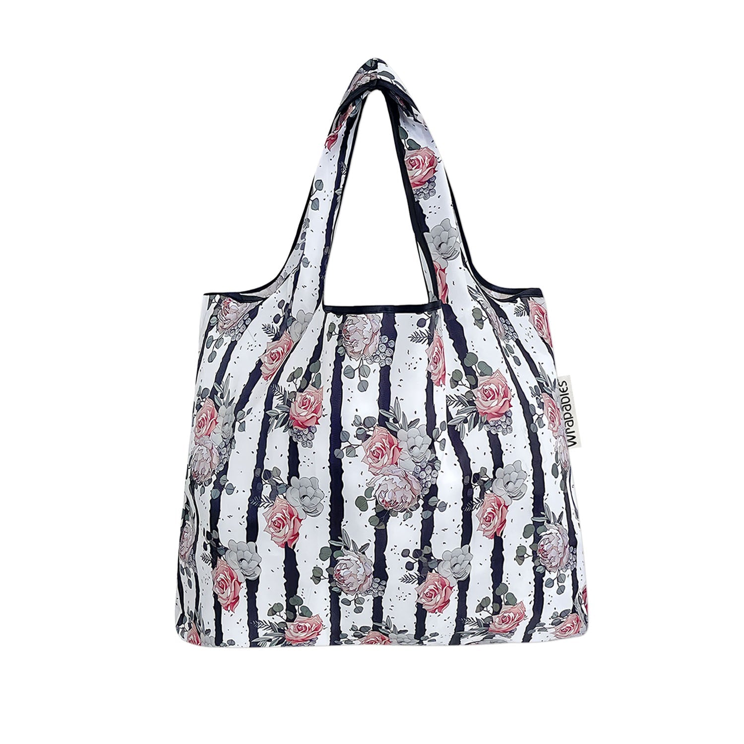 Wrapables Foldable Tote Nylon Reusable Grocery Bag (Set of 2)