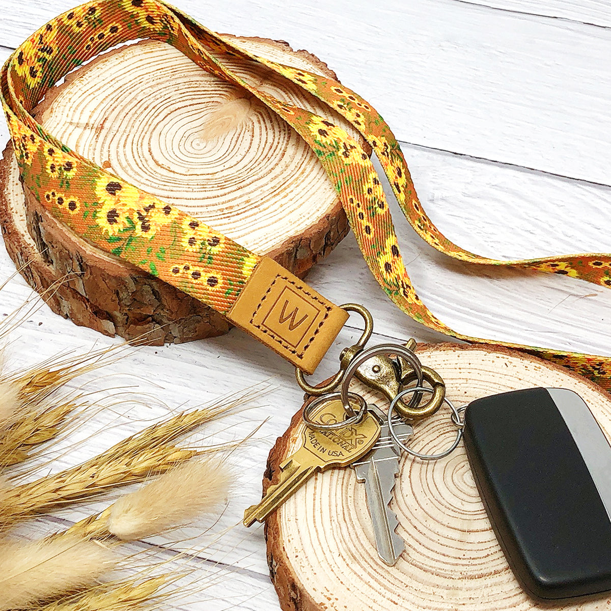 Wrapables Lanyard Keychain and ID Badge Holder