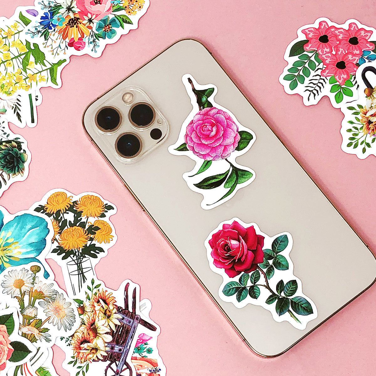 Wrapables Waterproof Vinyl Stickers for Water Bottles, Laptop, Phones, Skateboards, Decals for Teens