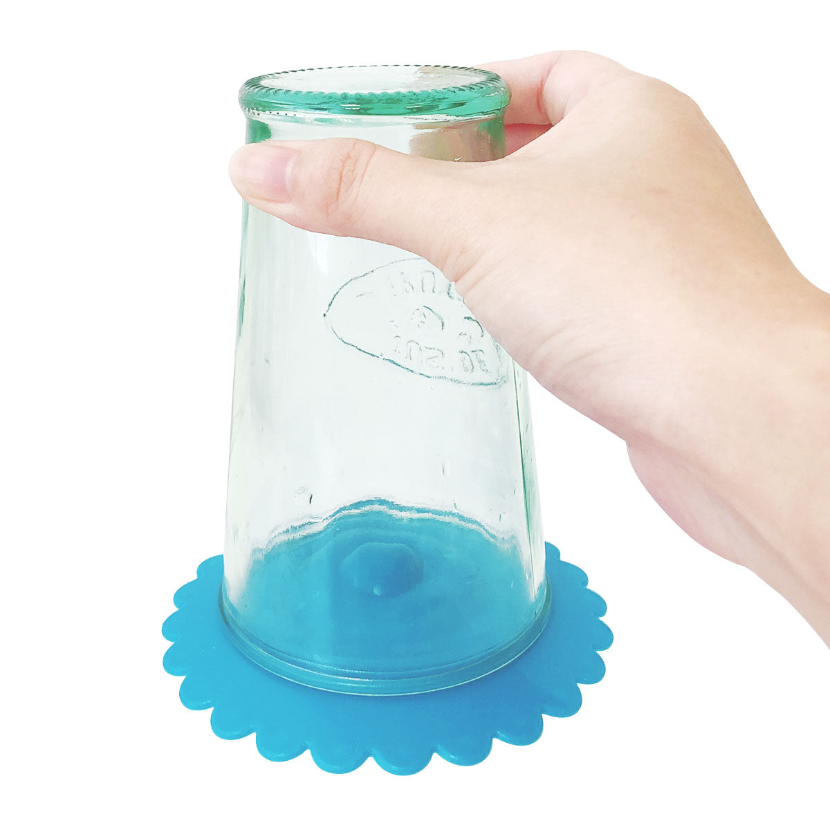 Wrapables Silicone Cup Lids, Anti-Dust Airtight Mug Covers for Hot and Cold Beverages (Set of 6)