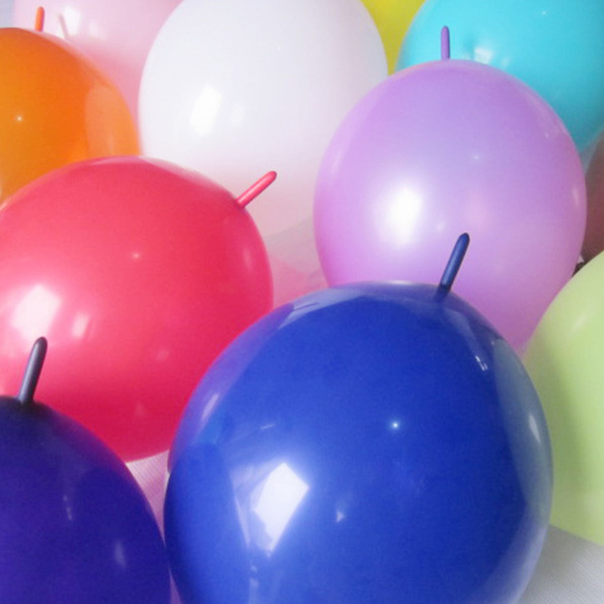Wrapables Latex Link-O-Loon Balloons (10 Pack), 10"