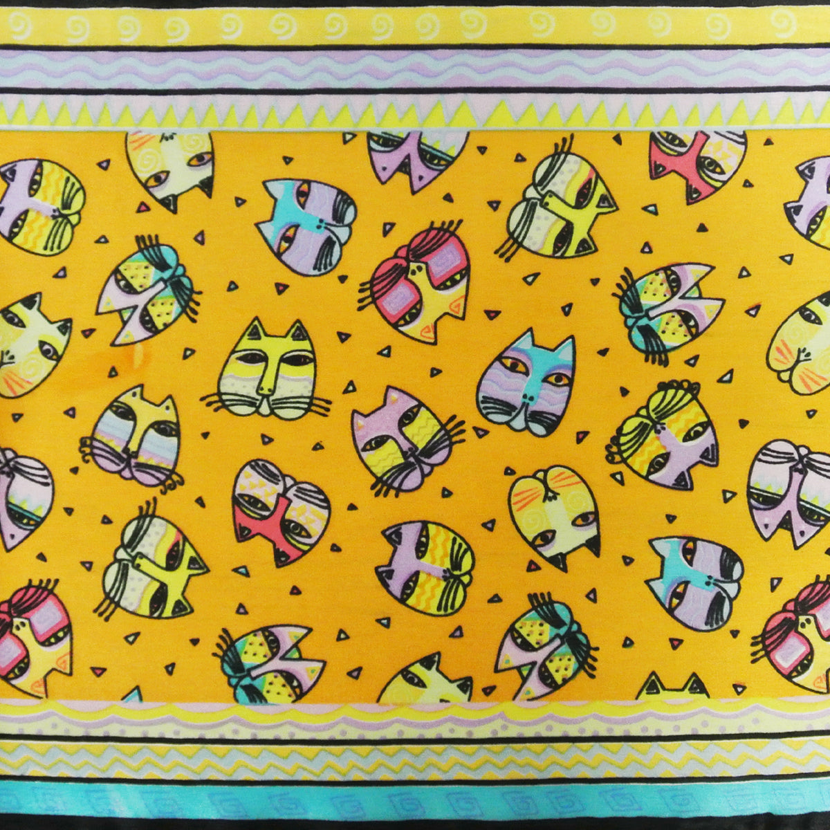 Wrapables Vibrant 100% Silk Long Scarf 51" x 10.5"