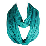 Wrapables Lightweight Silky Soft Infinity Loop Scarf, Turqoise