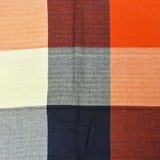 Wrapables Winter Warm Plaid Long Scarf Wrap, Orange