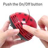 Wrapables Cute Portable Mini Vacuum Cleaner for Home and Office, Ladybug