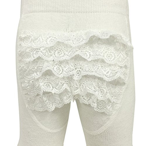 Wrapables Cotton Rhumba Tights for Baby Toddlers (Set of 2), 6-12 Mos