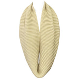 Wrapables Solid Color Warm Winter Knit Infinity Scarf, Vanilla