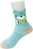 Wrapables Peek A Boo Animal Non-Skid Toddler Socks (Set of 6), Bears and Buddies, Large