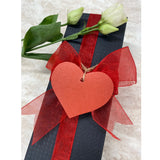 Wrapables 50 Gift Tags with Free Cut Strings, True Heart