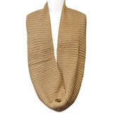 Wrapables Solid Color Warm Winter Knit Infinity Scarf, Mocha