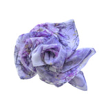 Wrapables Lightweight Sheer Silky Feeling Georgette Scarf, Lavender Peony