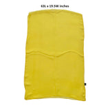 Wrapables Lightweight Sheer Solid Color Georgette Scarf, Yellow