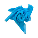 Wrapables Lightweight Sheer Solid Color Georgette Scarf, Sky Blue