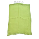 Wrapables Lightweight Sheer Solid Color Georgette Scarf, Apple Green