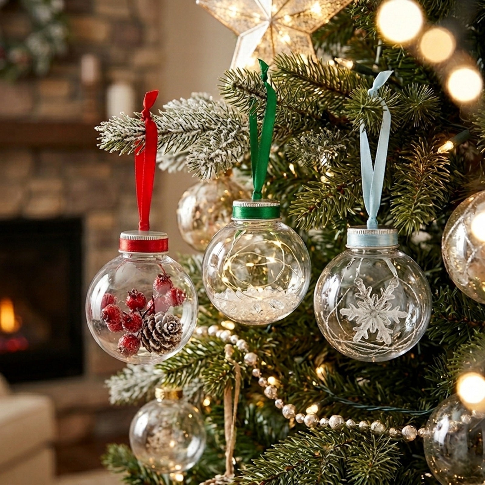 Holiday Bath Confetti Ornaments (set of 3)