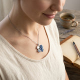 Wrapables Crystal Four Leaf Clover Pendant Necklace